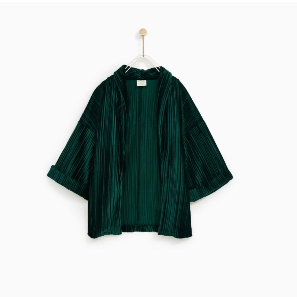 Zara Girls Green Cardigan